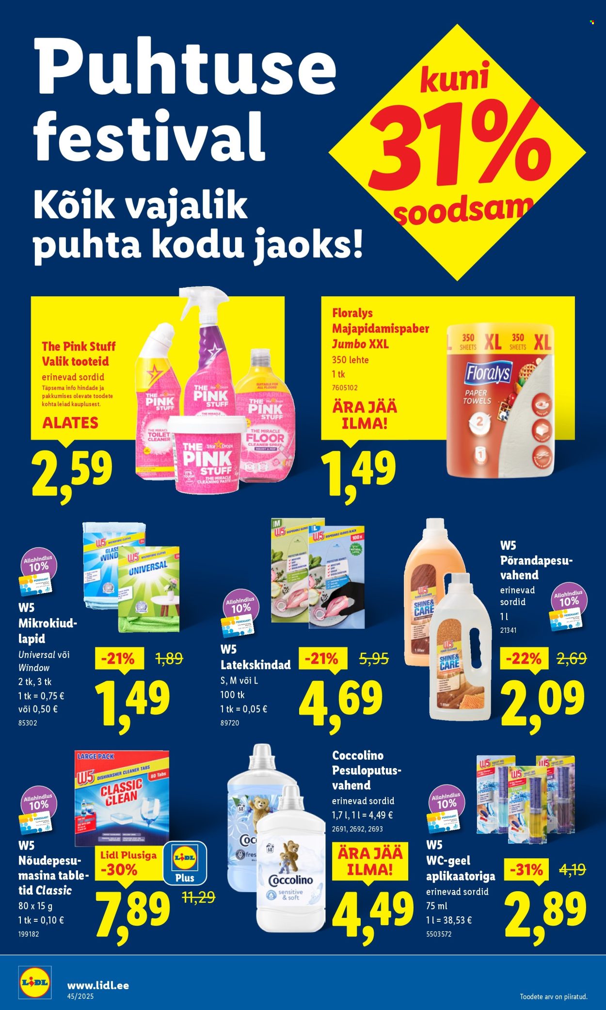Lidl kliendileht - Nädalalõpu pakkumised (6.11 - 9.11.2025)