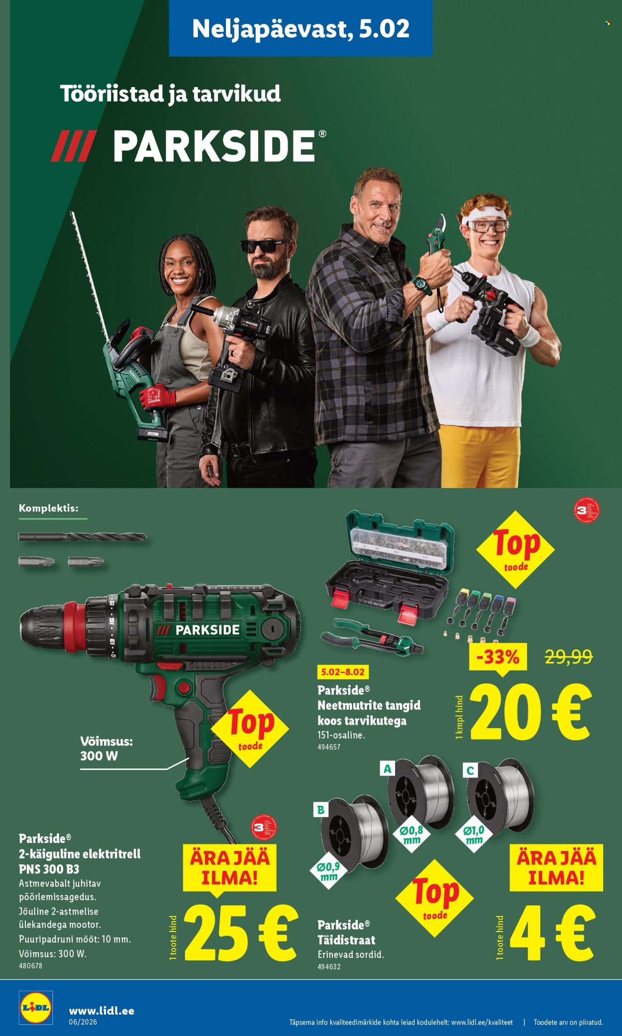 Lidl kliendileht - Tööstuskaupade pakkumised (2.02 - 8.02.2026)