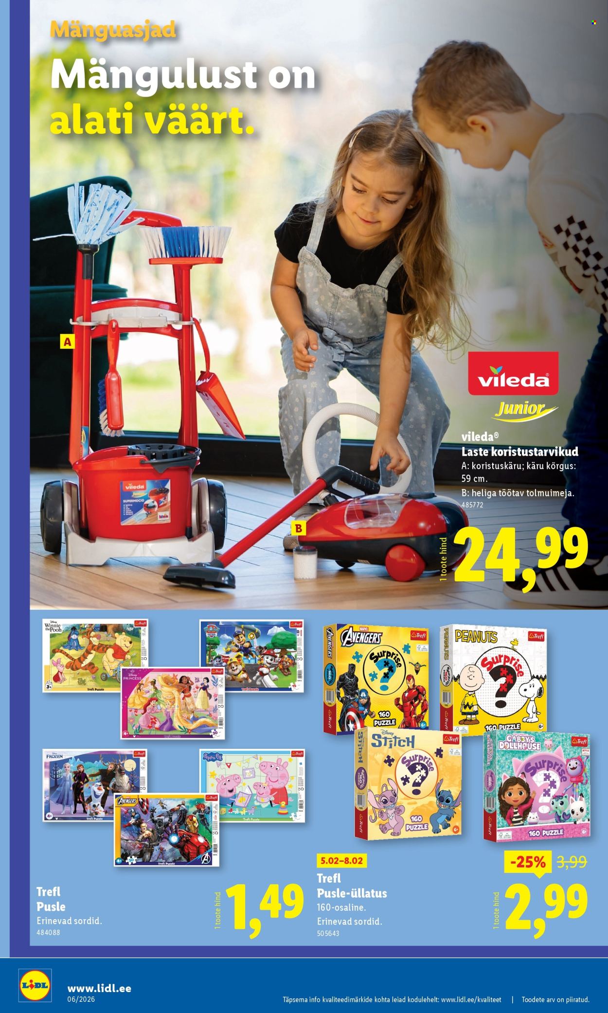 Lidl kliendileht - Tööstuskaupade pakkumised (2.02 - 8.02.2026)