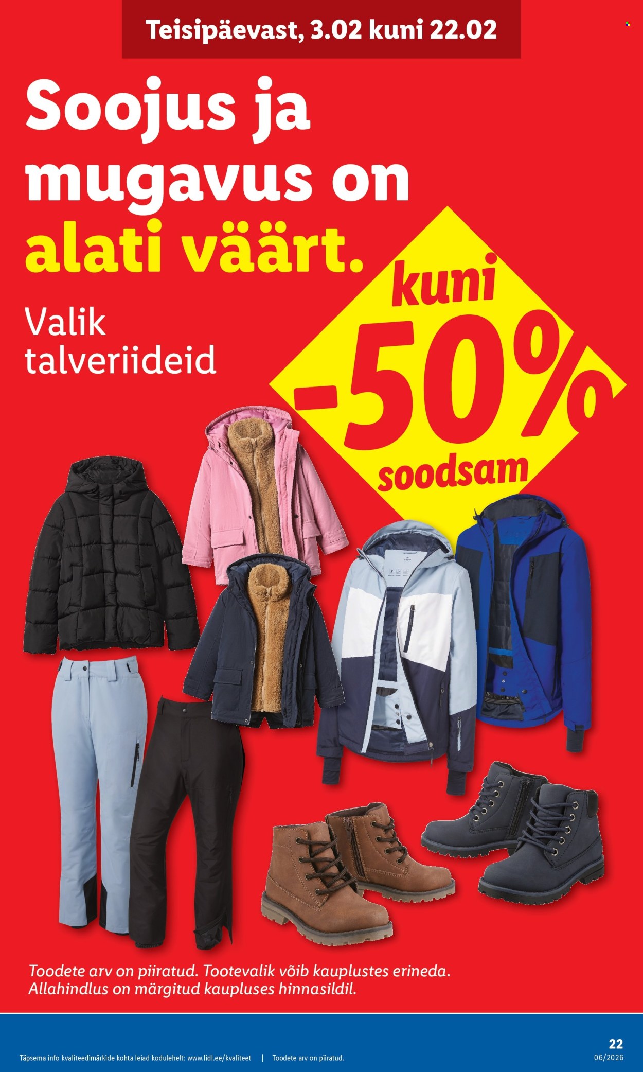 Lidl kliendileht - Tööstuskaupade pakkumised (2.02 - 8.02.2026)