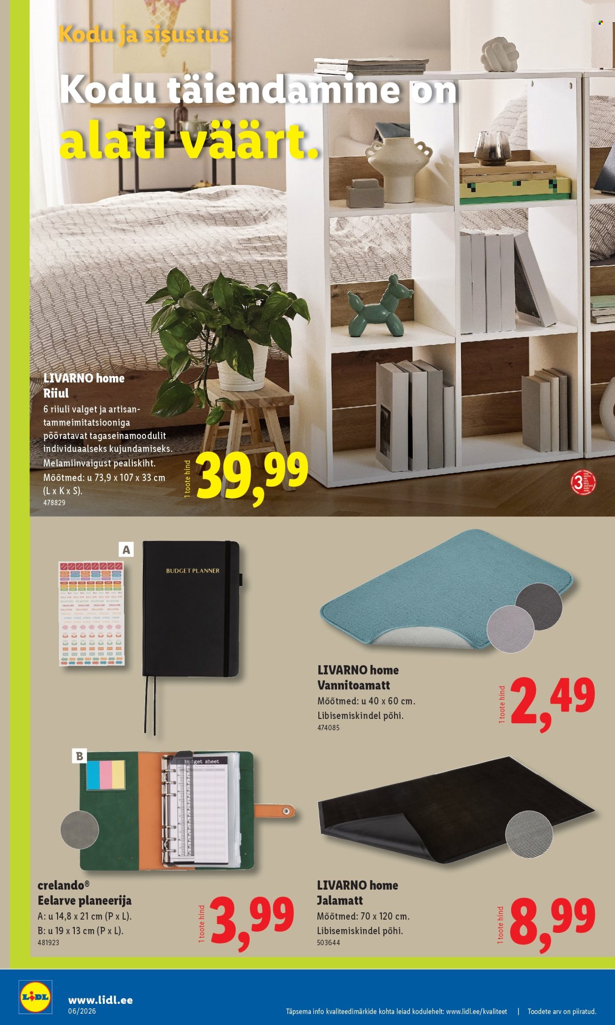 Lidl kliendileht - Tööstuskaupade pakkumised (2.02 - 8.02.2026)