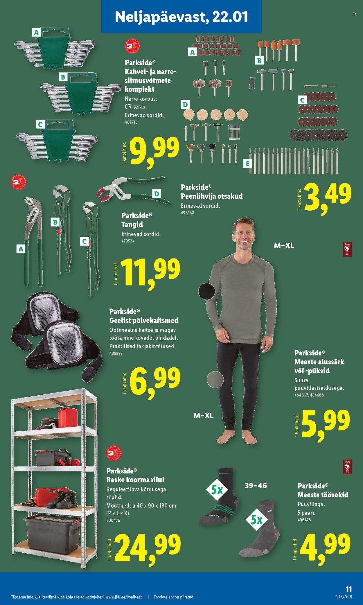 Lidl kliendileht - Tööstuskaupade pakkumised (19.01 - 25.01.2026)