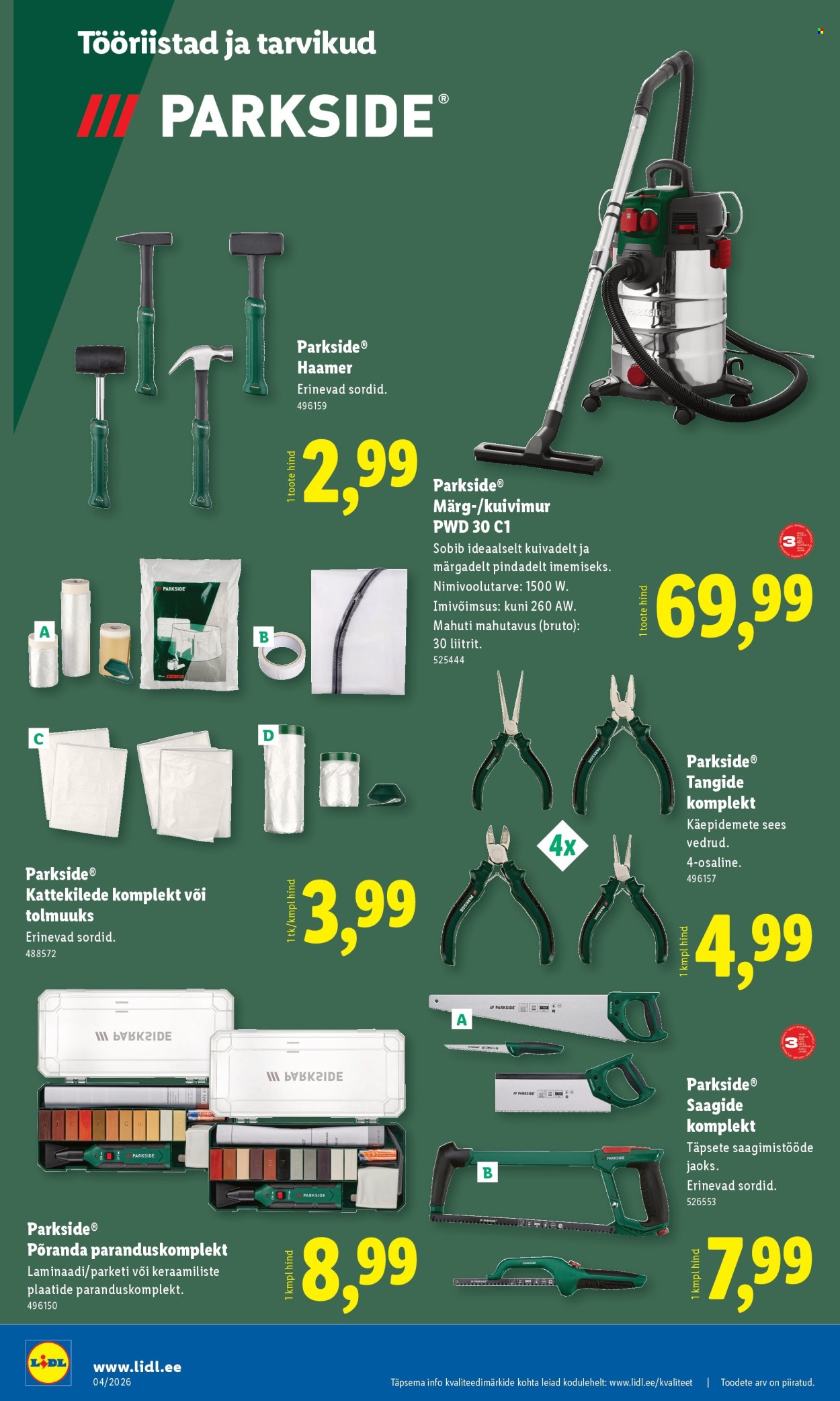 Lidl kliendileht - Tööstuskaupade pakkumised (19.01 - 25.01.2026)