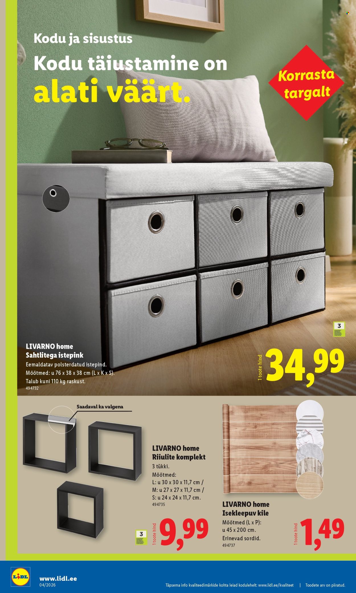 Lidl kliendileht - Tööstuskaupade pakkumised (19.01 - 25.01.2026)