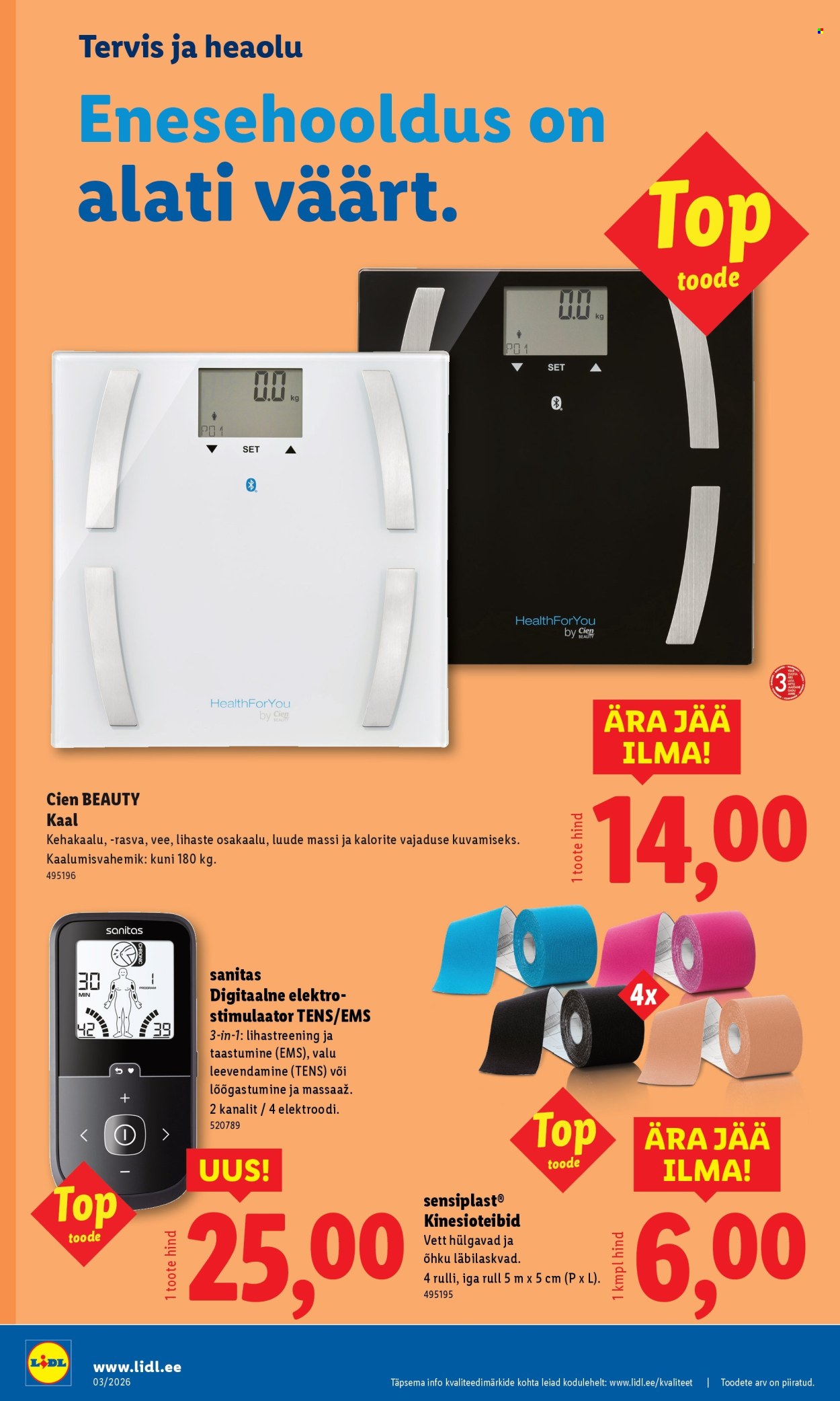 Lidl kliendileht - Tööstuskaupade pakkumised (12.01 - 18.01.2026)