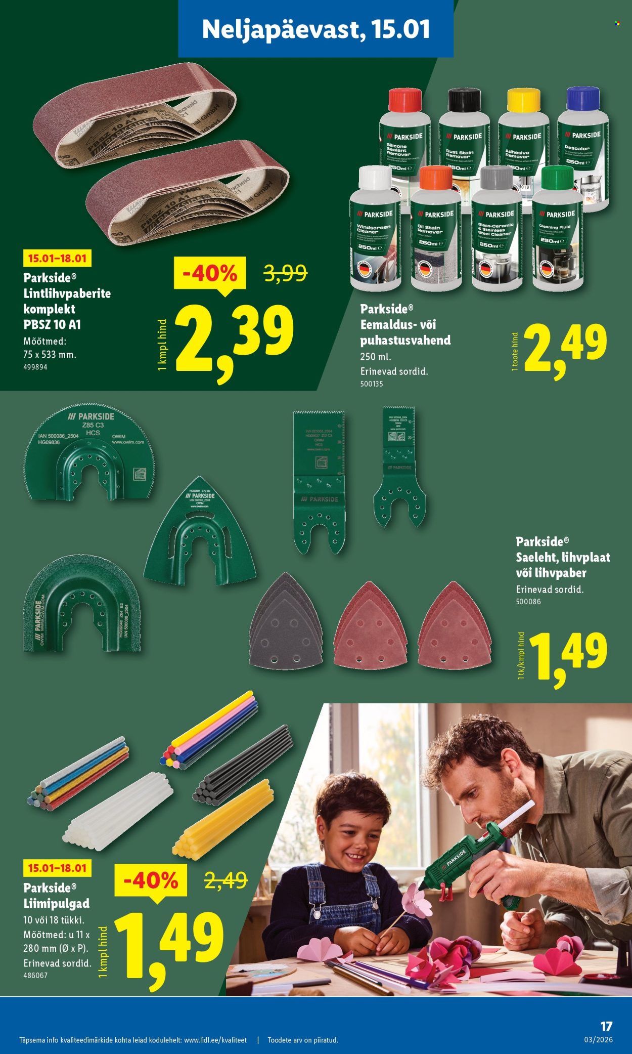 Lidl kliendileht - Tööstuskaupade pakkumised (12.01 - 18.01.2026)