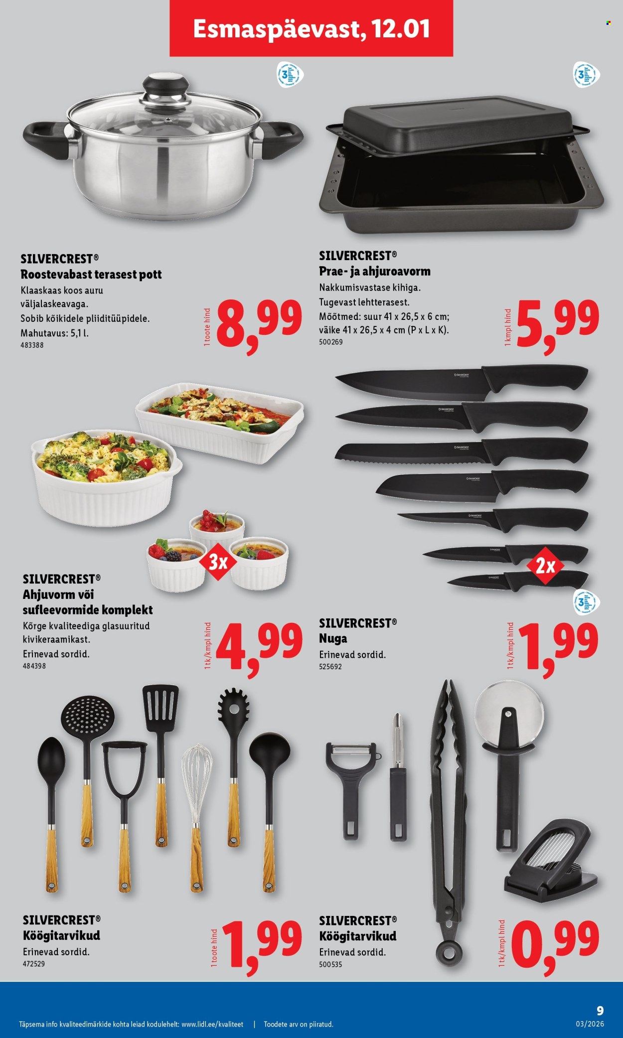 Lidl kliendileht - Tööstuskaupade pakkumised (12.01 - 18.01.2026)