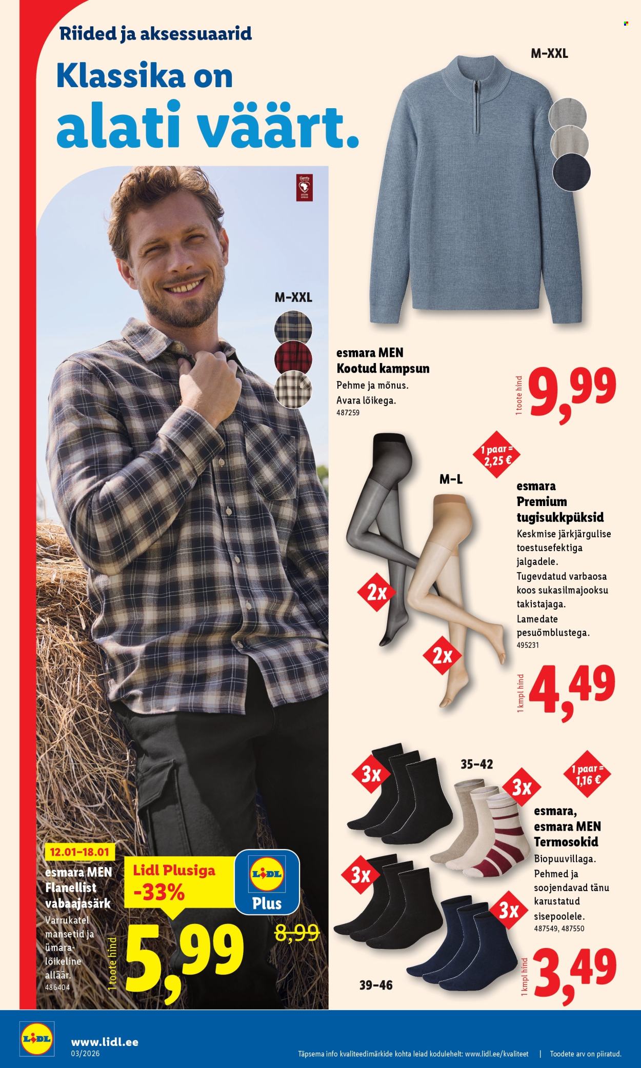 Lidl kliendileht - Tööstuskaupade pakkumised (12.01 - 18.01.2026)