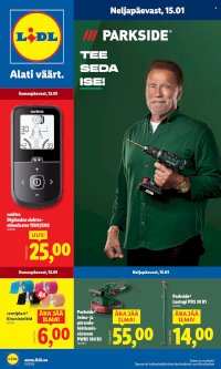 Lidl kliendileht - Tööstuskaupade pakkumised (12.01 - 18.01.2026)