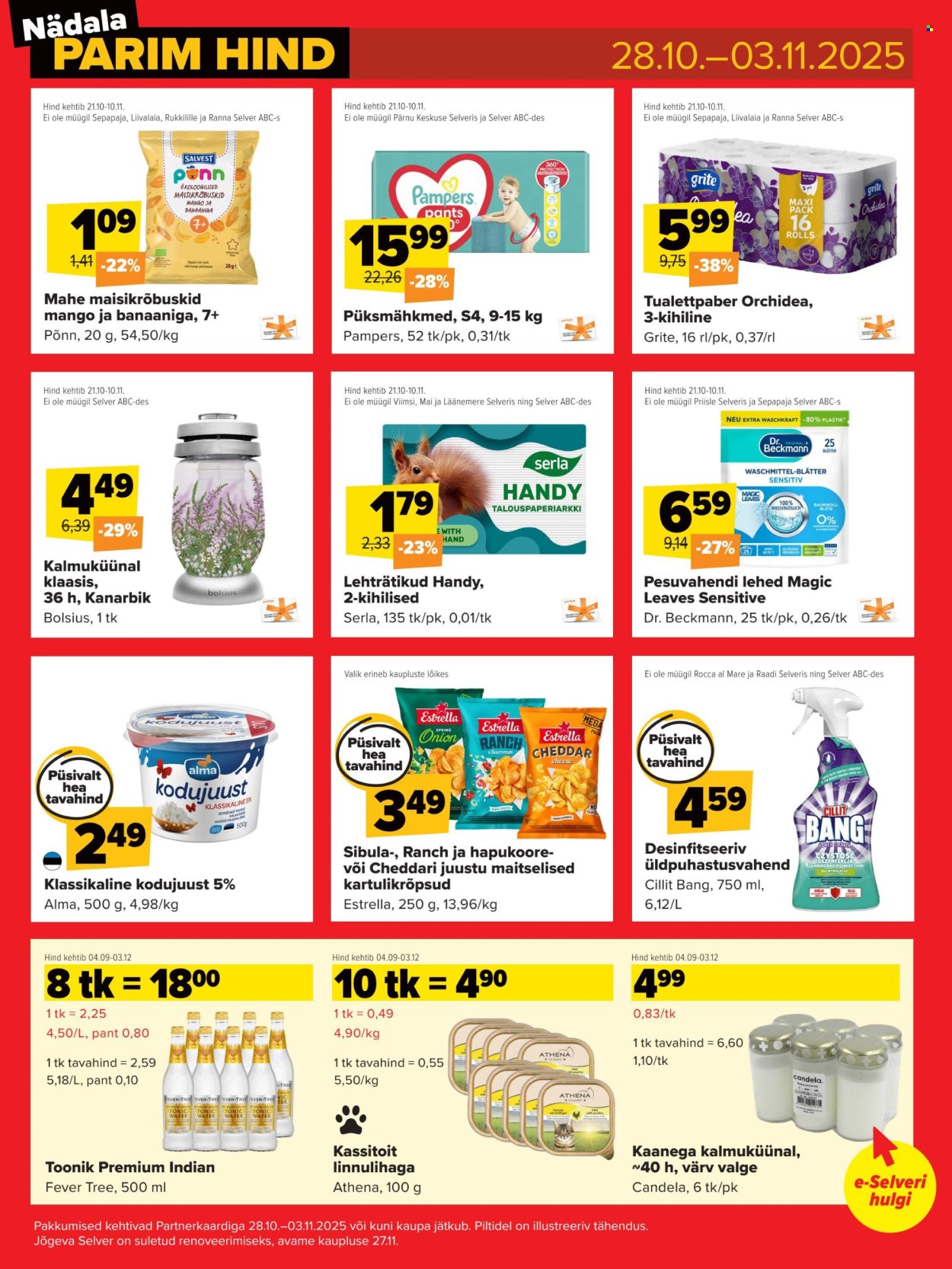 Selver kliendileht - Nädala parim hind (28.10 - 3.11.2025)