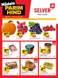Selver kliendileht - Nädala parim hind (28.10 - 3.11.2025)