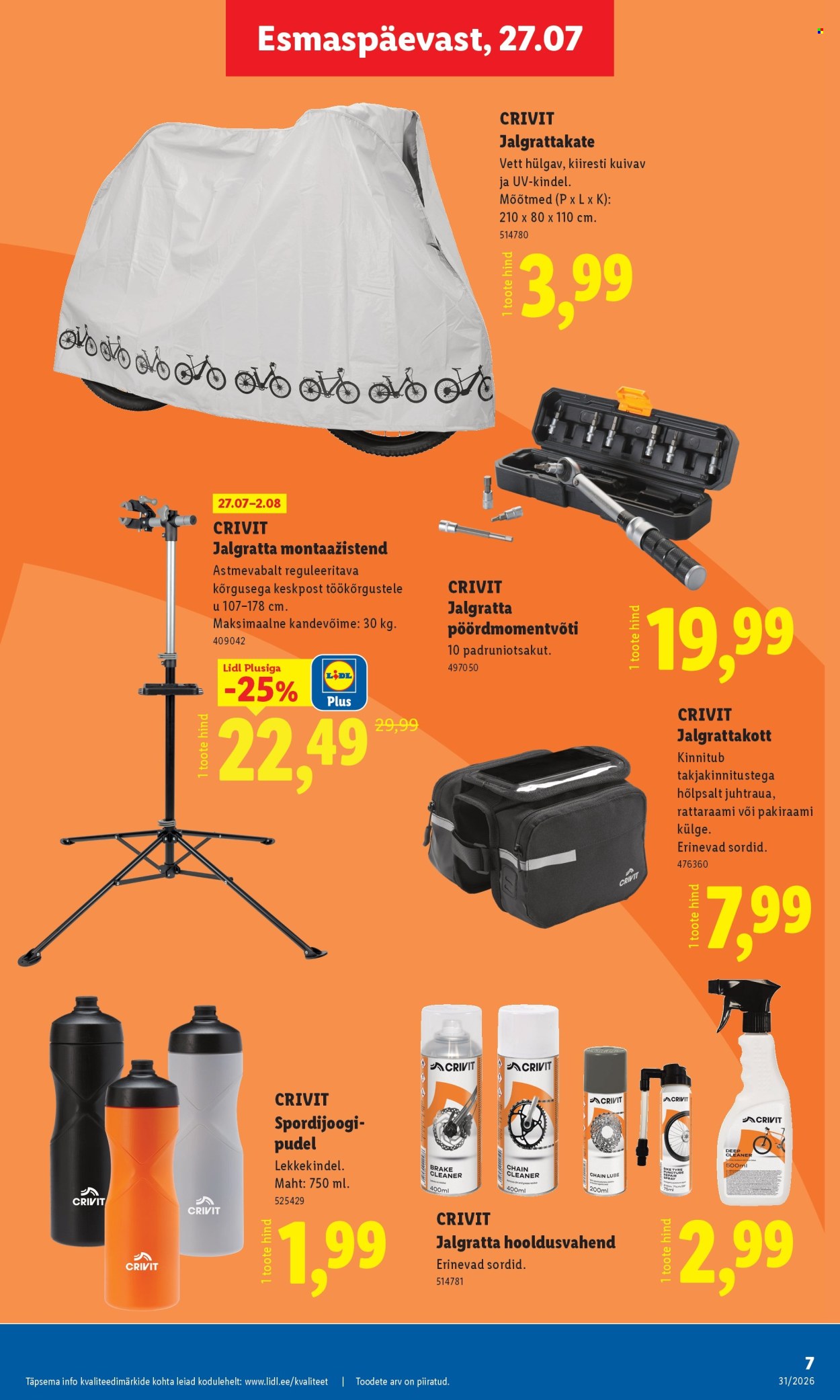 Lidl kliendileht (27.07 - 2.08.2026)