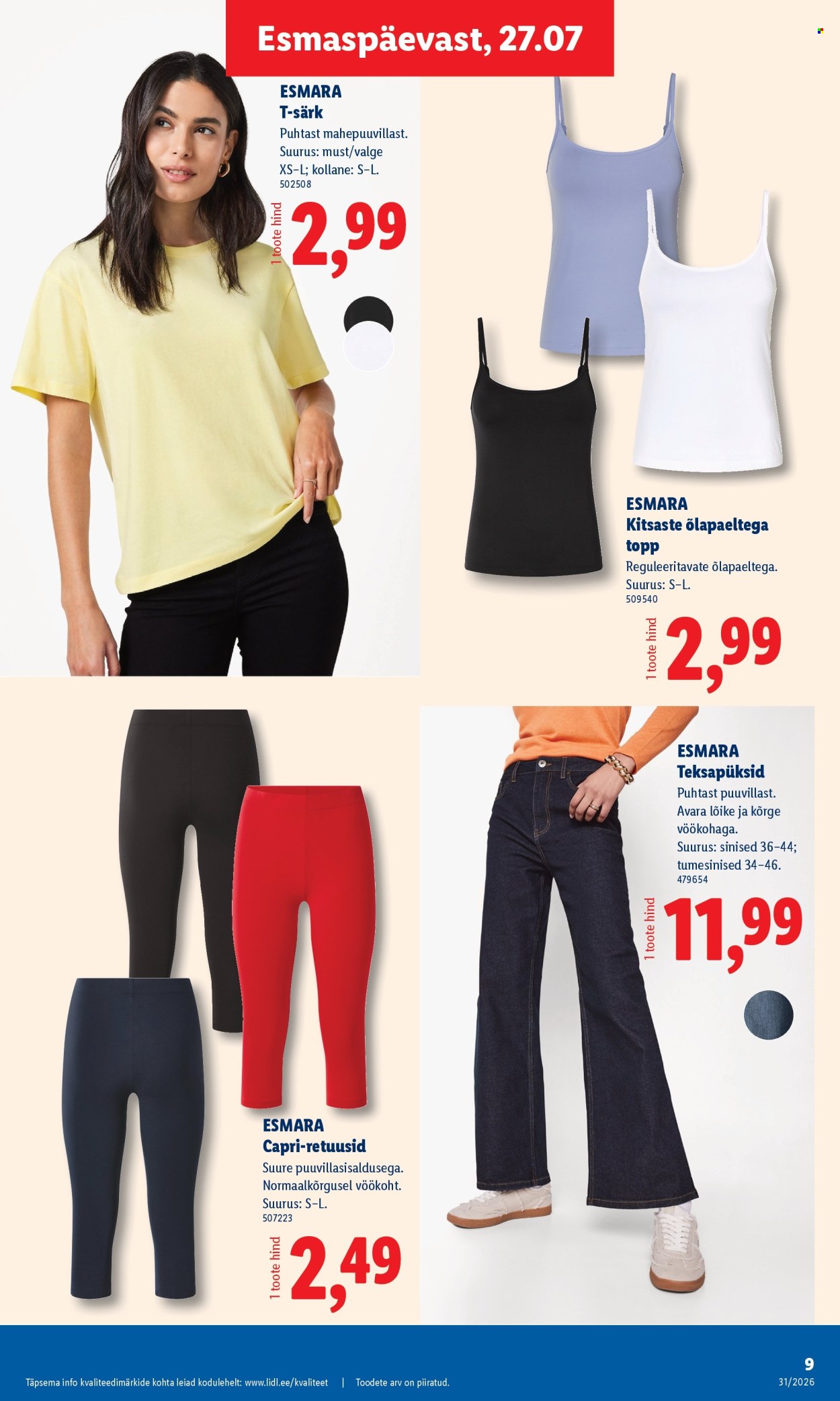 Lidl kliendileht (27.07 - 2.08.2026)