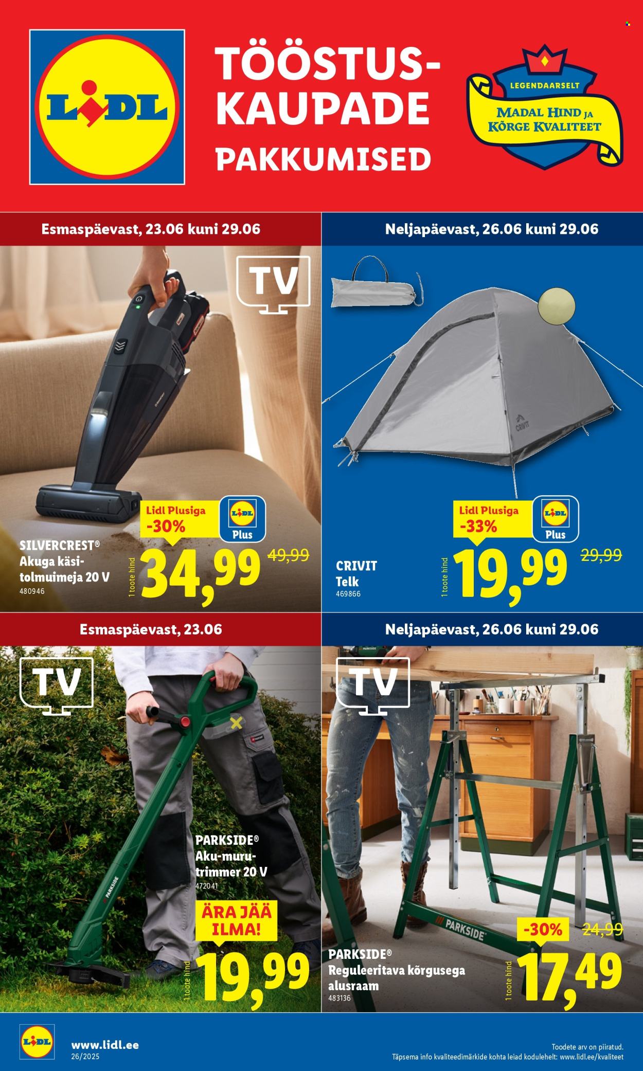 Lidl kliendileht - Tööstuskaupade pakkumised (23.06 - 29.06.2025)
