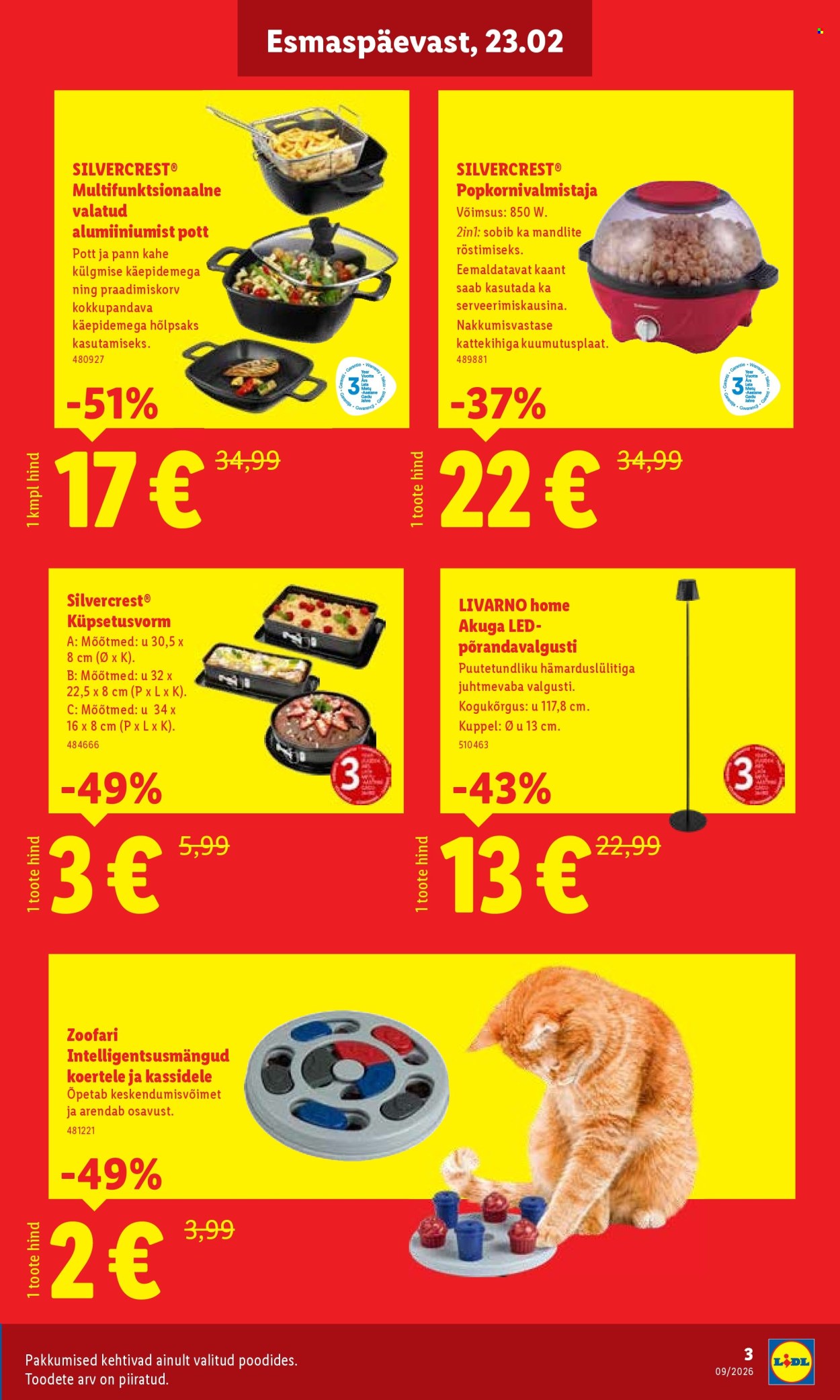 Lidl kliendileht - Allahindluste tormijooks (23.02 - 1.03.2026)