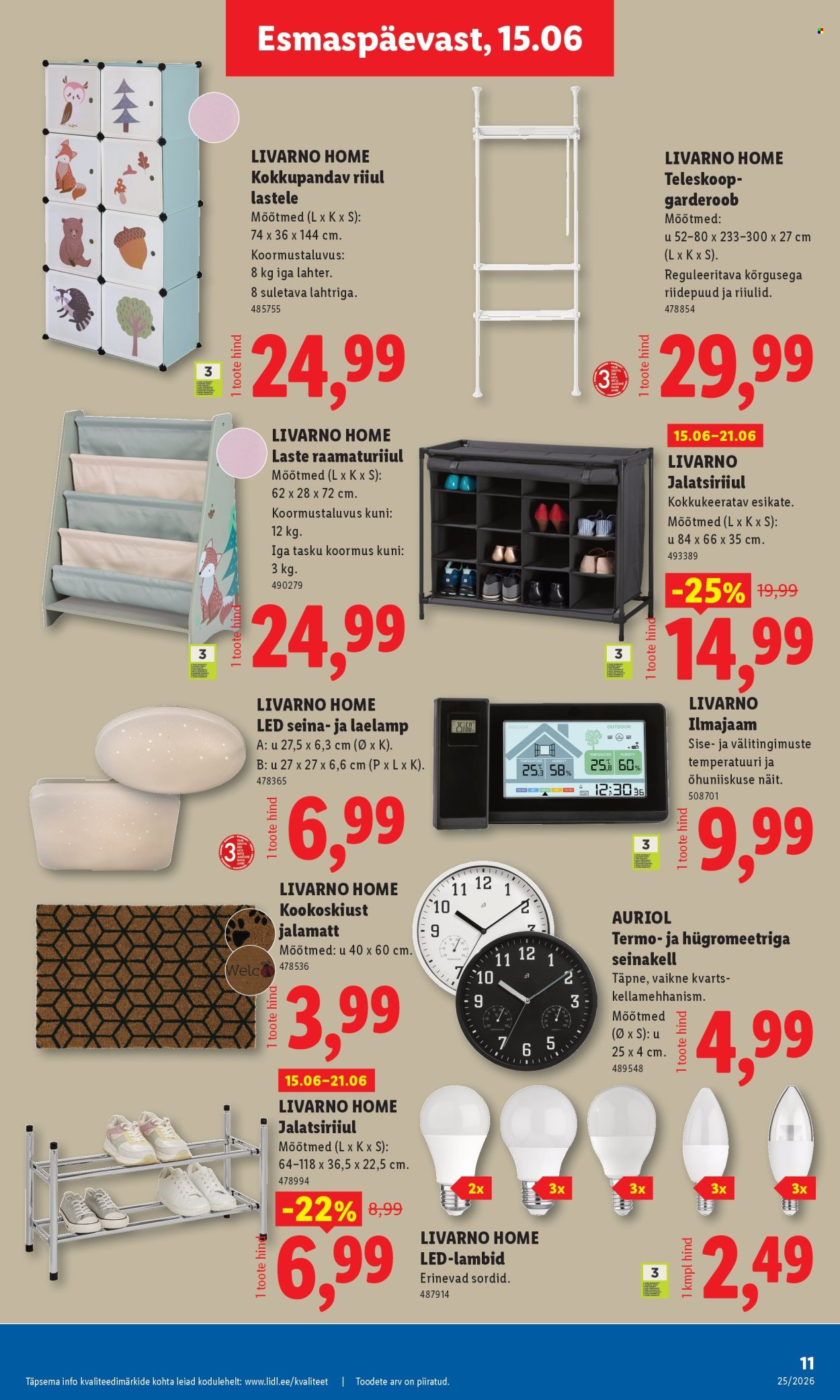 Lidl kliendileht - Tööstuskaupade pakkumised (15.06 - 21.06.2026)