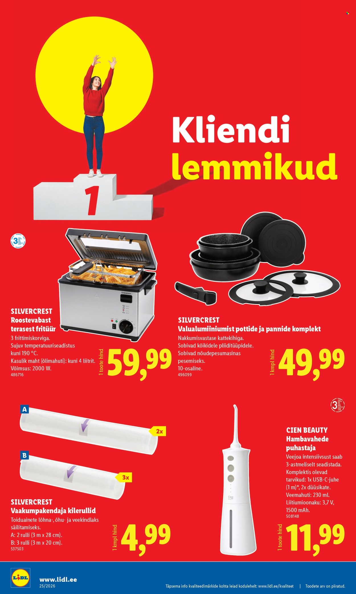 Lidl kliendileht - Tööstuskaupade pakkumised (15.06 - 21.06.2026)