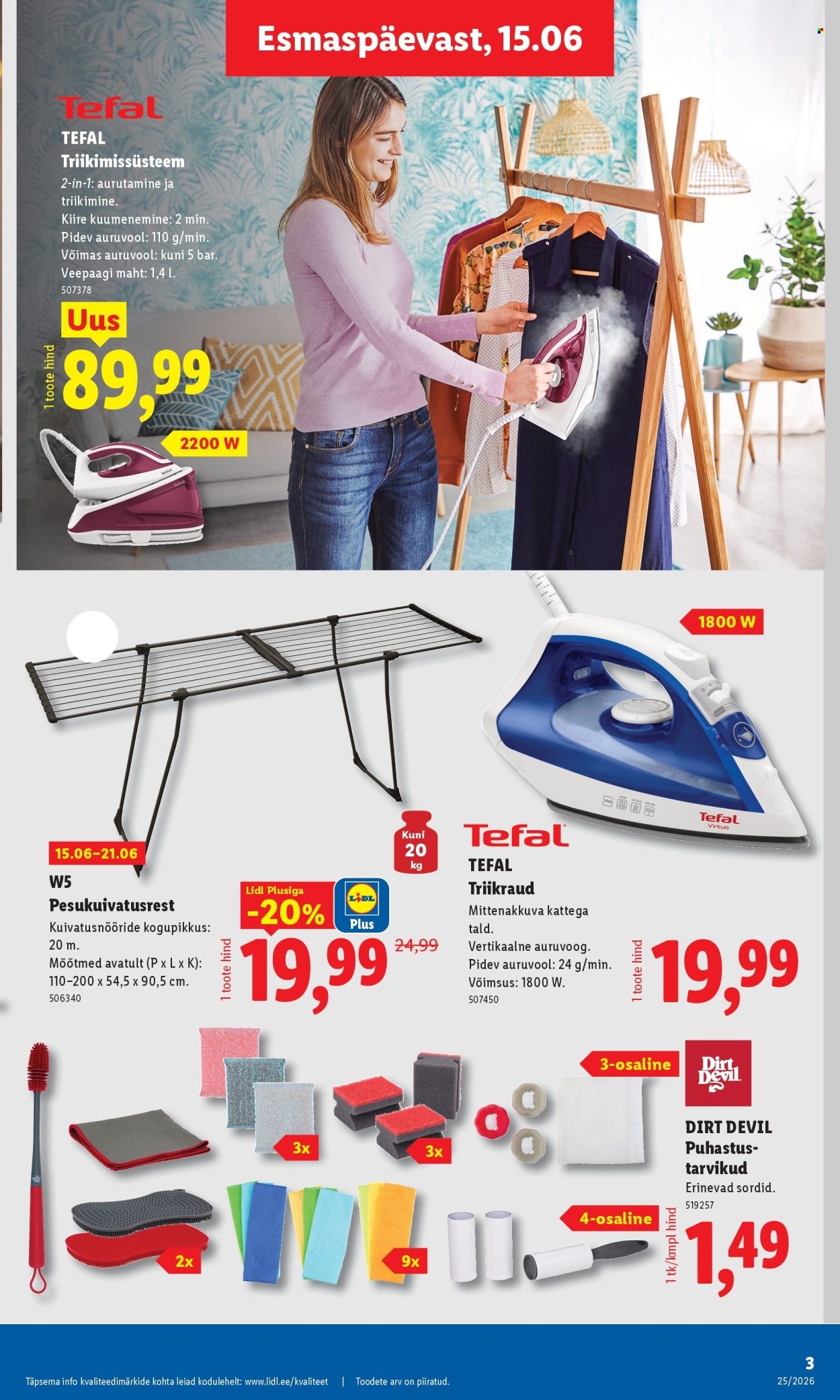 Lidl kliendileht - Tööstuskaupade pakkumised (15.06 - 21.06.2026)