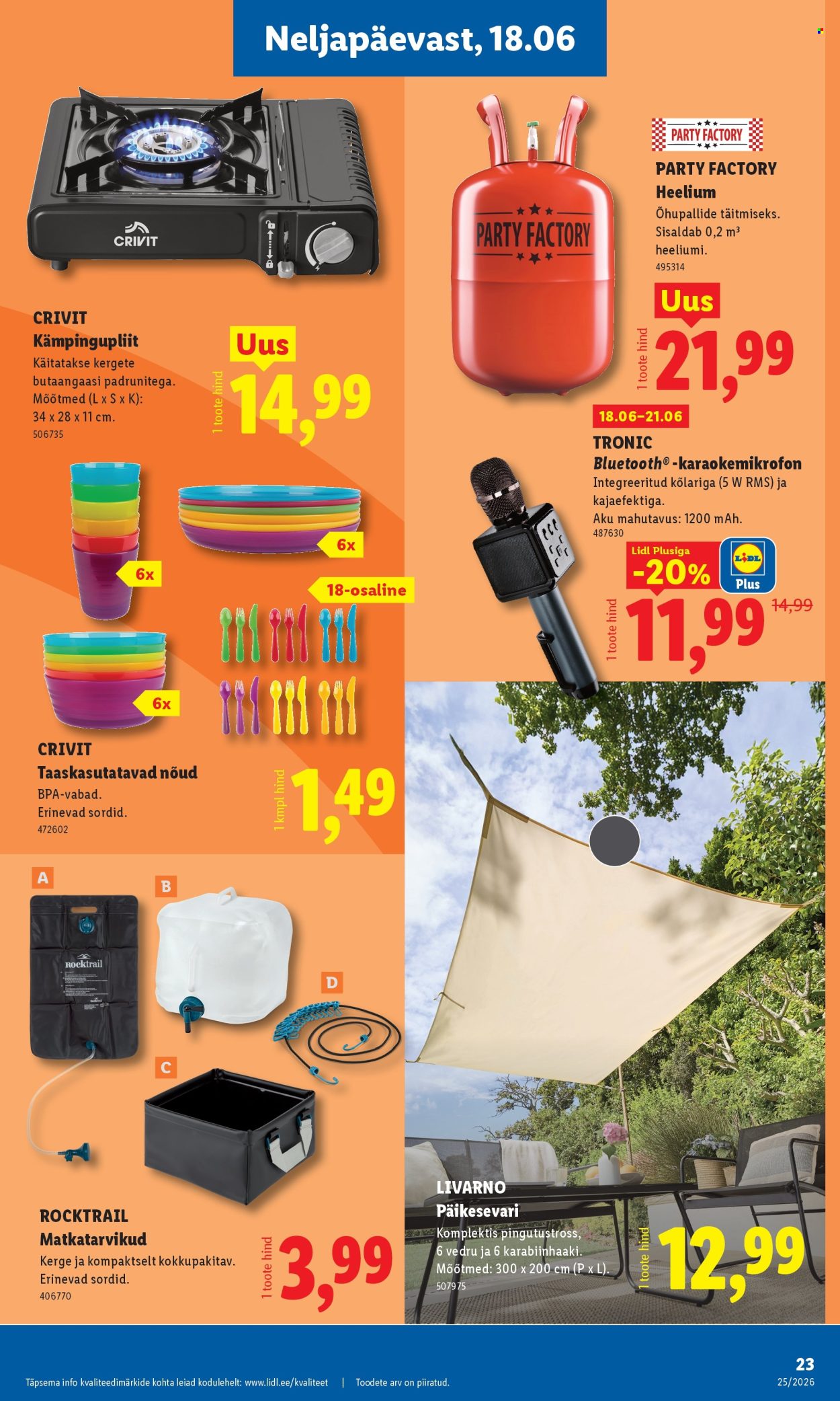 Lidl kliendileht - Tööstuskaupade pakkumised (15.06 - 21.06.2026)