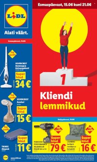 Lidl kliendileht - Tööstuskaupade pakkumised (15.06 - 21.06.2026)