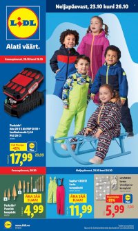 Lidl kliendileht - Tööstuskaupade pakkumised (20.10 - 26.10.2025)
