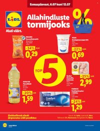 Lidl kliendileht - Allahindluste tormijooks (6.07 - 12.07.2026)