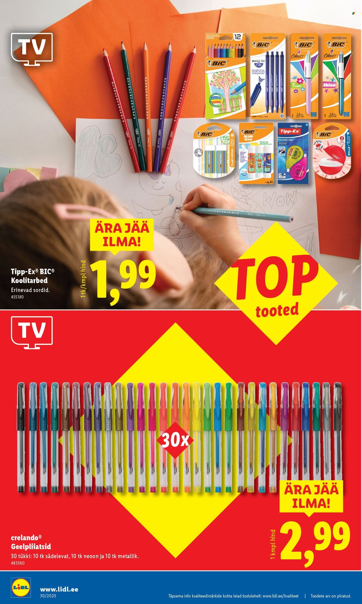 Lidl kliendileht - Tööstuskaupade pakkumised (21.07 - 27.07.2025)
