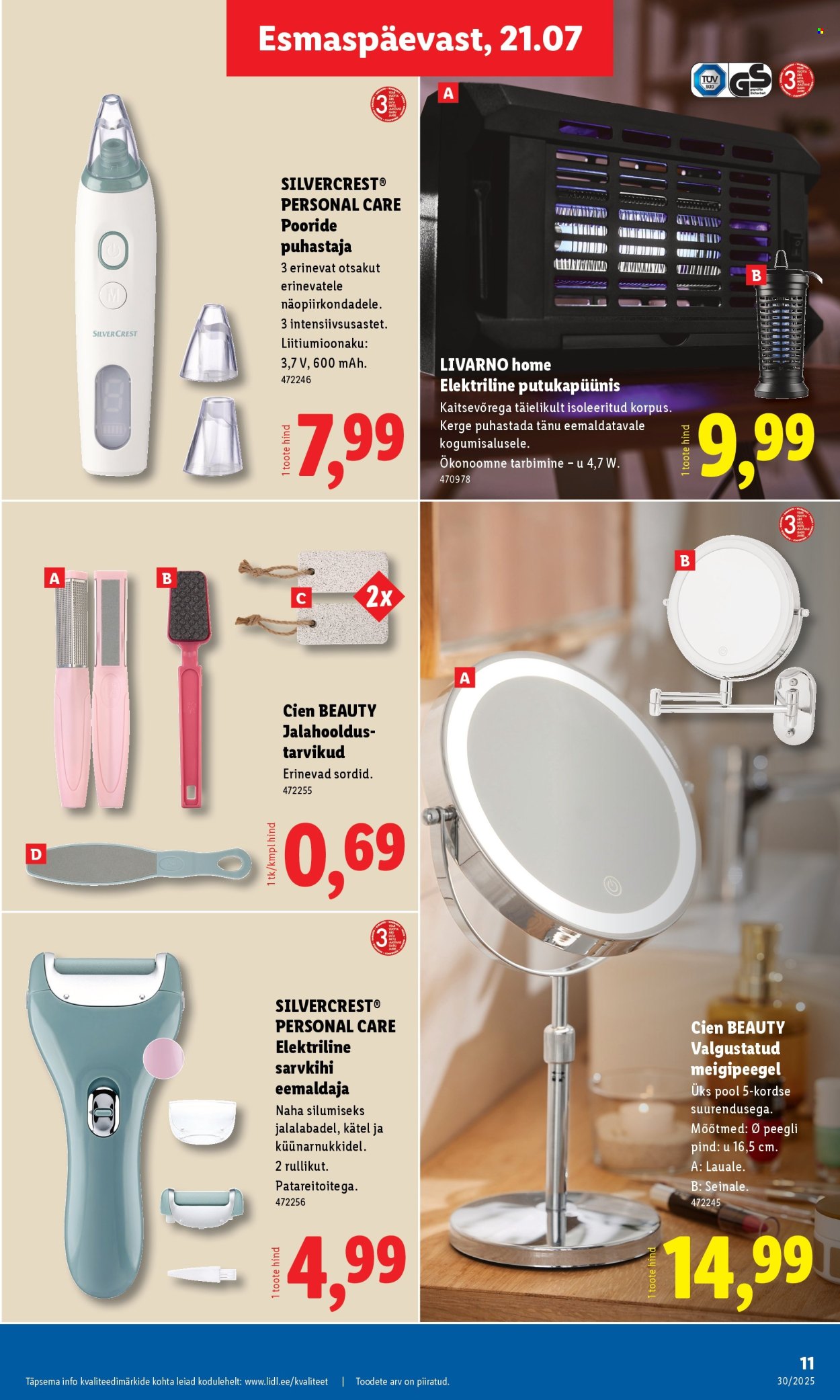 Lidl kliendileht - Tööstuskaupade pakkumised (21.07 - 27.07.2025)