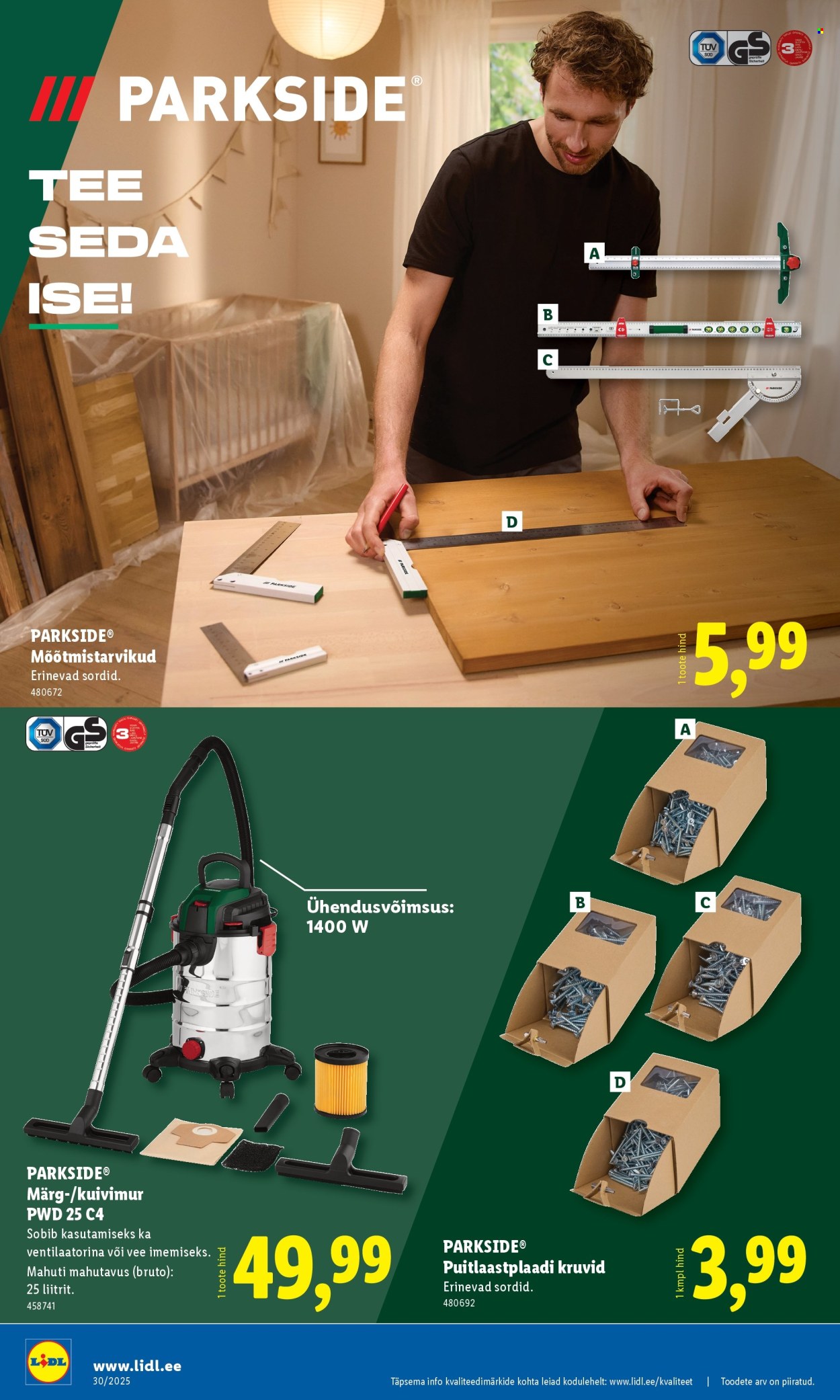 Lidl kliendileht - Tööstuskaupade pakkumised (21.07 - 27.07.2025)