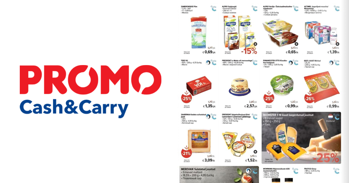 PROMO CASH&CARRY kliendilehed ja pakkumised Kliendileht24.ee PROMO CASH&CARRY kliendilehed ja pakkumised Kliendileht24.ee